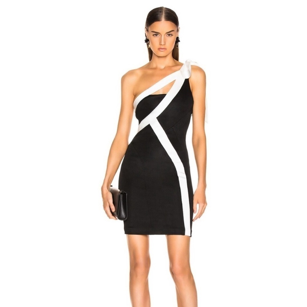 Galvan London New! One Shoulder Bodycon Mini Cocktail Dress